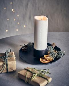 Kalenderljus vitt, Ø6xH30 cm  - Affari