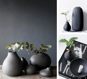 Källa Vas Liten hög mörkgrå - Storefactory