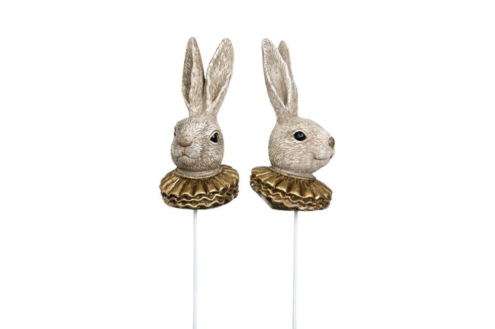 Kaninhuvud med guldkrage, Stick - A lot