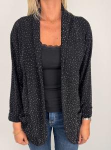 Kavaj glittrig, Svart Mindy - Caramelle Fashion