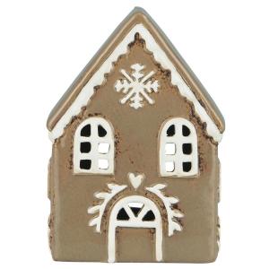 Keramikhus För Värmeljus Pepparkakshus 27631-14 -  IB Laursen