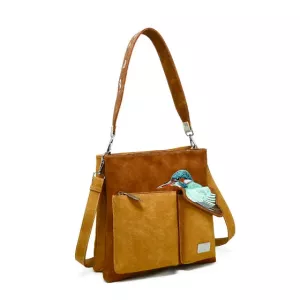 King Shopper Axelremsväska / handväska beige/brun HI-DI-HI