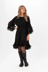 Klänning Chiffon, Svart Aubrey - Capri Collection
