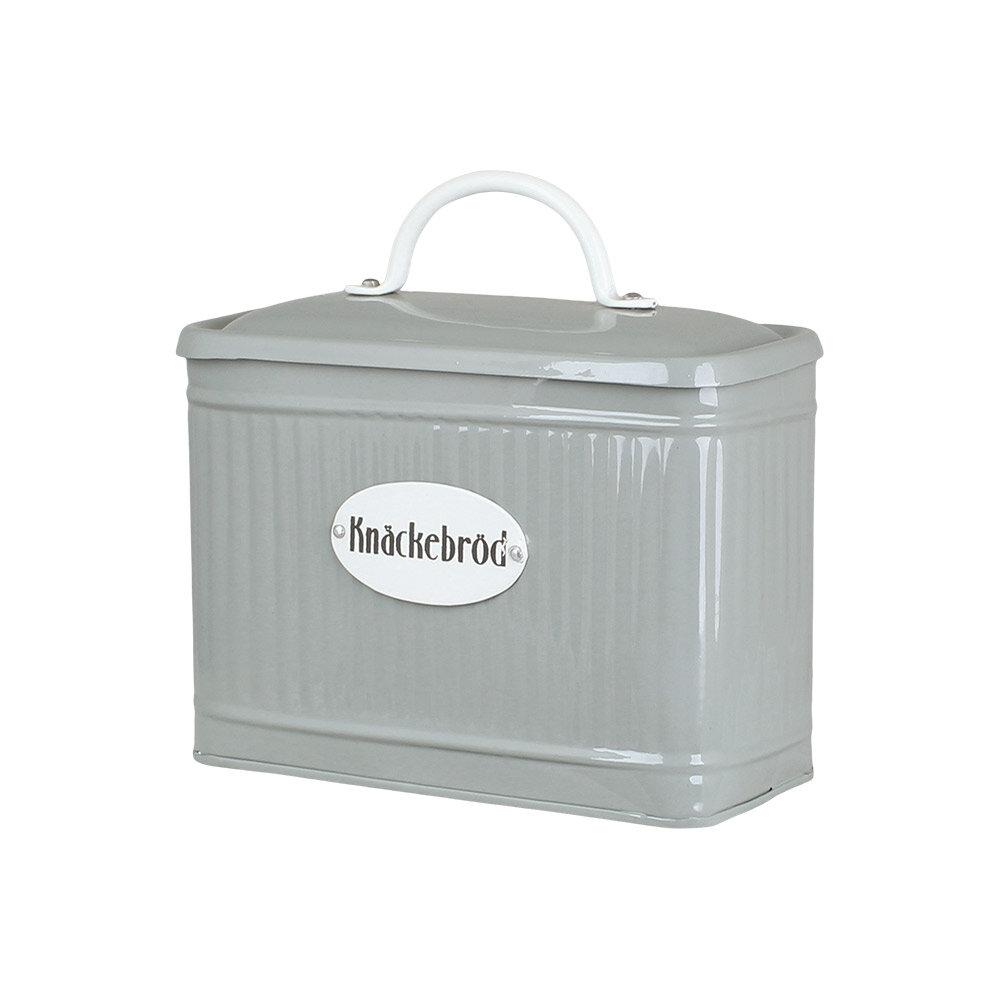 Knäckebrödsburk Plåt, Grön Hugo - Strömshaga