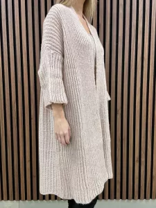 Kofta lång med vidd i ärmen, Gammelrosa, Abby - Gemini