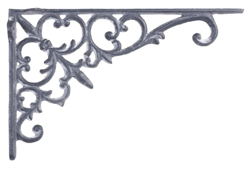 Konsol, antikgrå gjutjärn 15,5x23,5cm - Chic Antique (64061125)