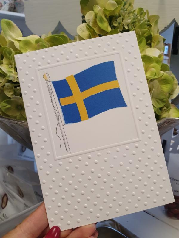 Svenska flaggan - kort från Pictura