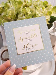 Dream big, sparkle more, shine bright - kort från Pictura