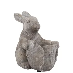 Kruka Hare Liten Grå H 22,5cm - Miljögården