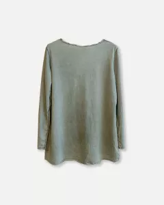 T-shirt Lång ärm, Army, Laila - Reunion