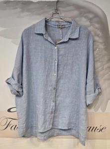 Linneskjorta Himmelsblå, Lea - Soulful Fashion