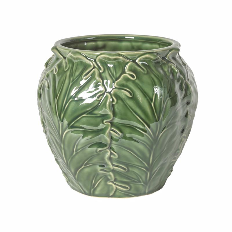Eklaholm Kruka Lègume 20 cm, Grön keramik - I AM INTERIOR