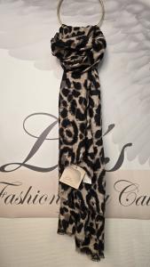 Sjal Leo, Fudge / Svart Sam - Soulful Fashion