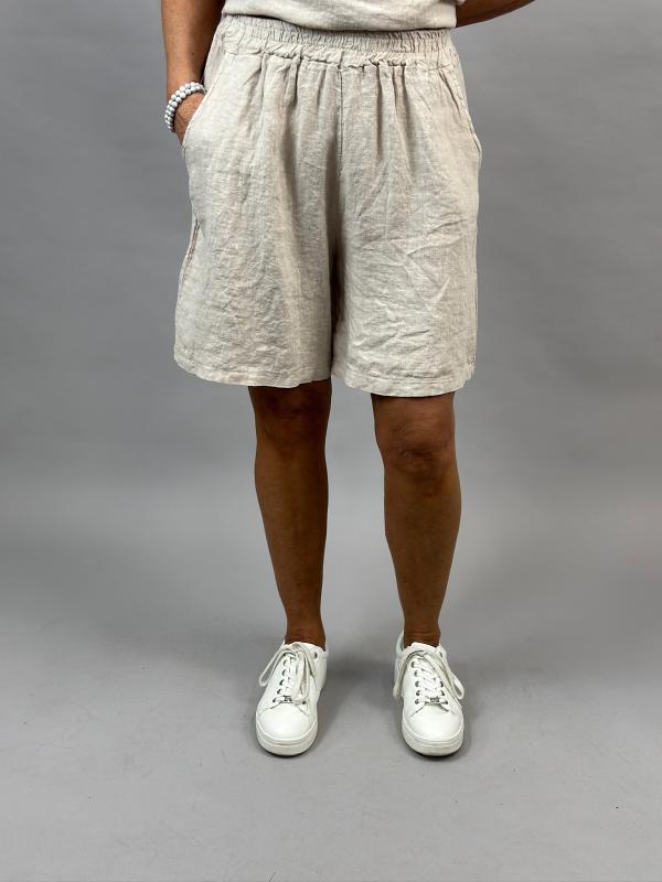 Linneshorts Beige, Lindy - Mix by Heart LEV APRIL