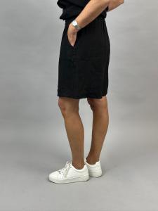 Linneshorts Svart, Lindy - Mix by Heart