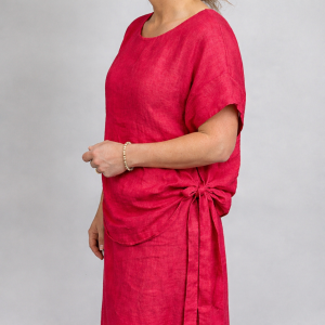 Linnetopp med knyt, Hallon Sissela - Mix by Heart      BERÄKNAD LEV: APRIL