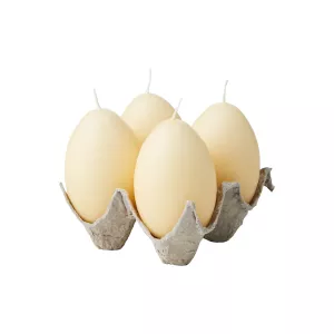 Ljus, Hönsägg Gult 4-pack - Affari