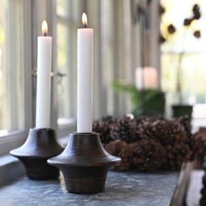 Ljushållare Lignum, Mörk bränt trä - Miljögården