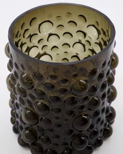 Ljuslykta Foam Brun 19cm - House Doctor