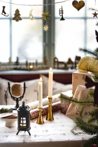 Ljuslykta Kamin för Vämeljus Svart - Strömshaga   BERÄKNAD LEV: JAN 2026