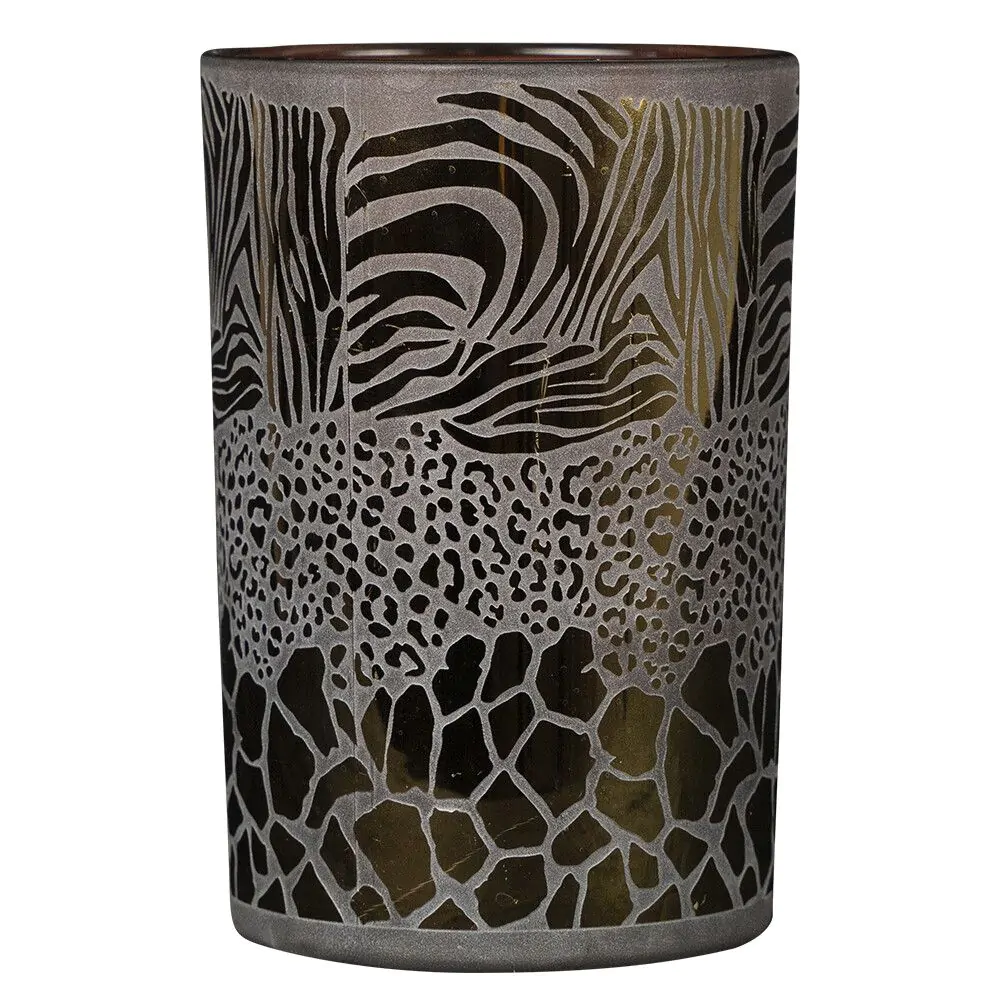 Ljuslykta Safari Mix Brun Stor 18cm - Mars & More
