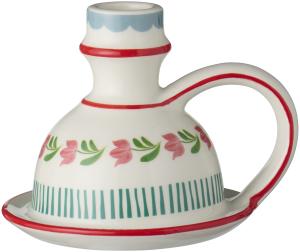 Ljusstake mönstrad med handtag för kronljus  - Ib Laursen