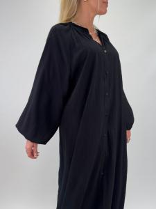 Maxiklänning med struktur, Svart, Lucy - Gemini