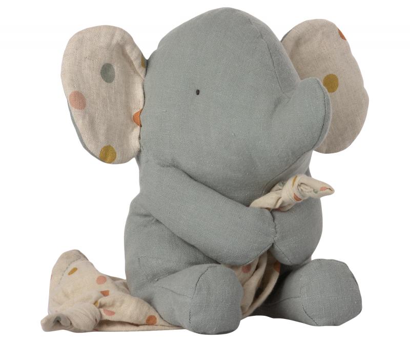 Lullaby friends, Elephant (Speldosa, Elefant med snuttefilt) - Maileg