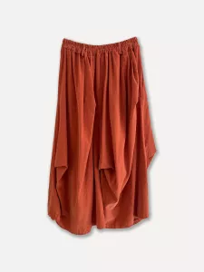Kjol i babycord, Terracotta, Lulu - Reunion Home