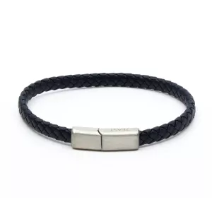 Armband Läder Man, Fredrik Blå – 7EAST