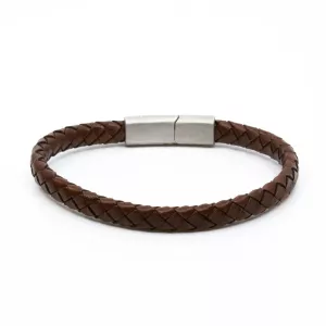 Armband Läder Man, Fredrik Cognac – 7EAST