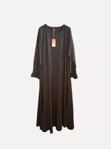 Klänning med lång ärm, Espresso, Felicia - Reunion