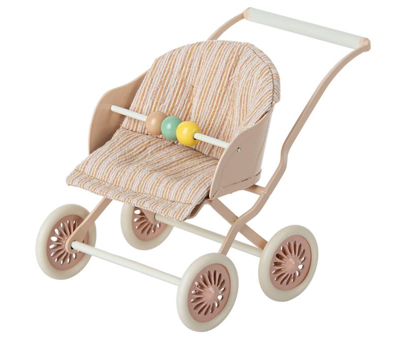Maileg - Barnvagn För Babymöss Rosa 2023
