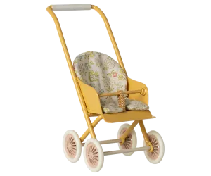 Maileg  - Barnvagn Micro Gul