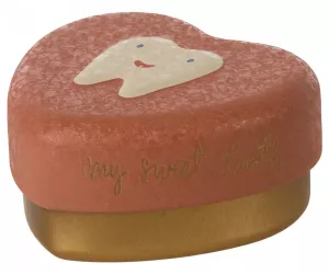 Maileg, Burk till tappade tänder - Rosa/Guld