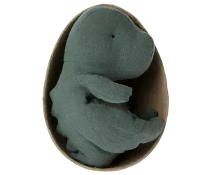 Maileg - Gantosaurus i Ägg liten Mörk Petrol