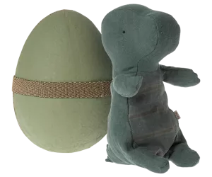 Maileg - Gantosaurus i Ägg liten Mörk Petrol