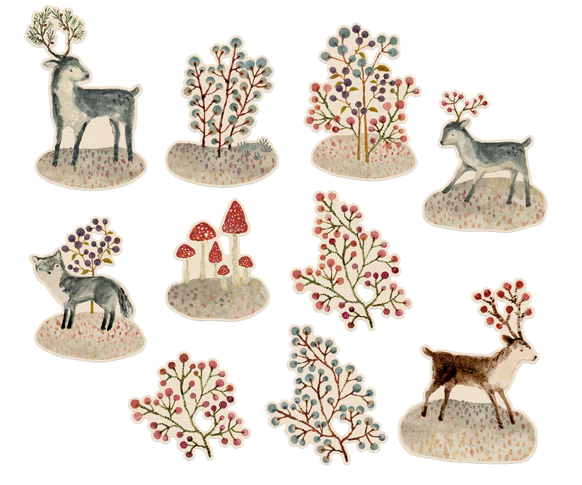 Maileg Julklappstaggar/kort Winter Wonderland 20st