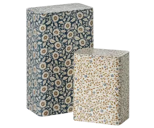 Maileg Metalllburkar Flowers 2 varianter