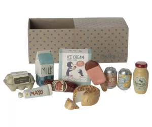 Maileg, Miniatyr Livsmedels box 2024