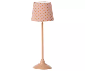 Maileg Mörkrosa Miniatyrgolvlampa Till Maileg Minatyrhus