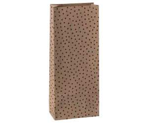 Maileg Presentpåse, Polkaröd Mini  (24x10 cm)