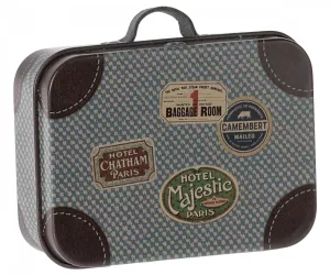 Maileg  - Resväska, Micro - Blå