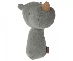 Maileg Skallra Lullaby friends Noshörning Gråblå