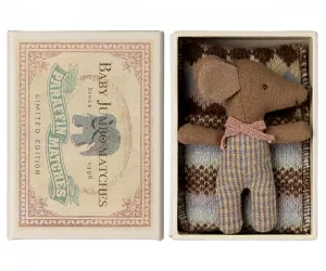 Maileg  - Sleepy wakey babymus i tändsticksask - Rose