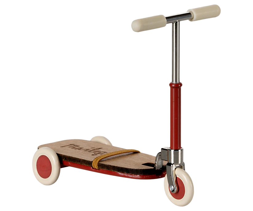 Maileg  - Sparkcykel Mus Röd
