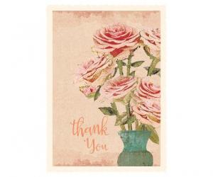 Kort (tag med hål) - Maileg (Thank you)