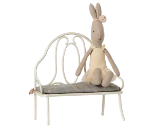 Maileg  - Vintage Bänk Minatyr Offwhite
