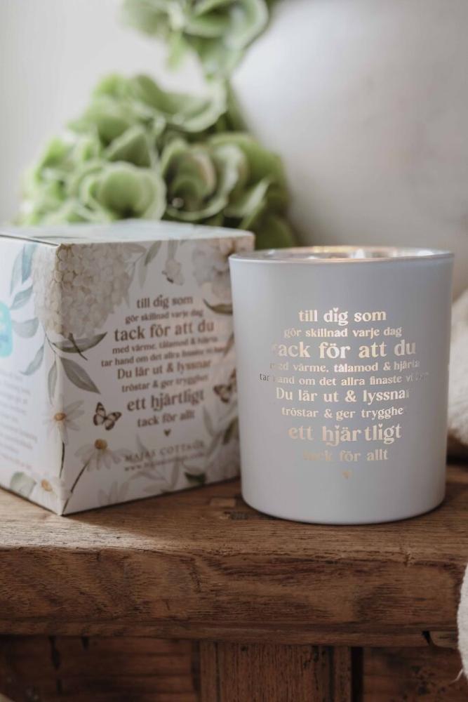 Majas Ljuslykta Till dig som gör skillnad varje dag inkl. gåvobox 9x10cm - Majas Cottage    BERÄKNAD LEV: APRIL