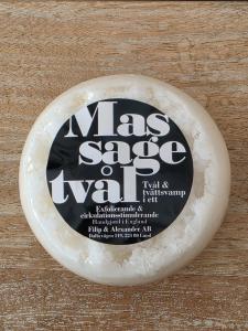 Massagetvål - Mandarin / Äpple (Vit)